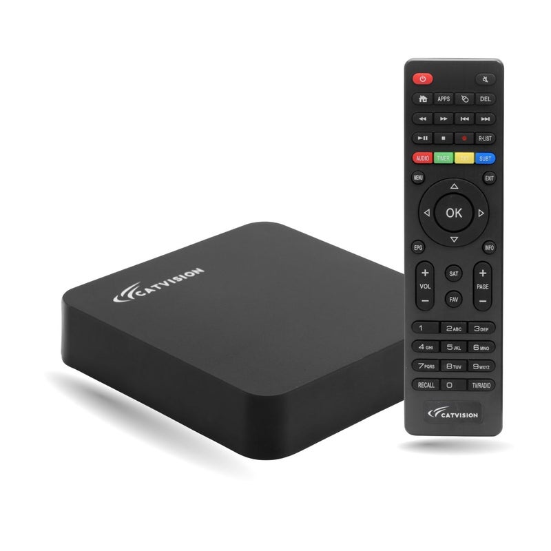 CTVISON Catvision Hybrid Set Top Box OTT+DVB S2 | 115+ DD Free Channels | Free DTH - Image 1