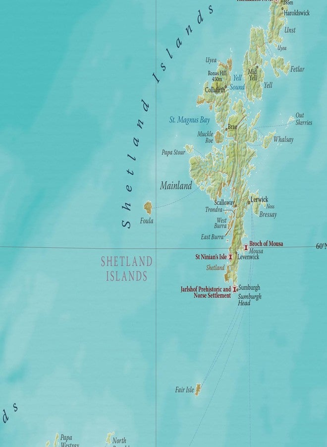 Maps International Map Of Scotland - Traveller Gift - Detailed Cartography - 16.5 x 23.4 inches - Maps International - Image 4