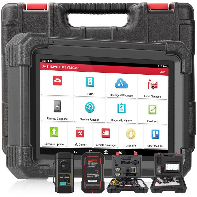 LAUNCH X431 Elite مع XPROG3 2025 جهاز فحص تشخيصي احترافي مع XPROG3 و DBScar VII VCI CANFD DOIP 38 خدمة تحكم ثنائي الاتجاه جميع الأنظمة تشخيص أساسي تحديث لمدة 2 سنة