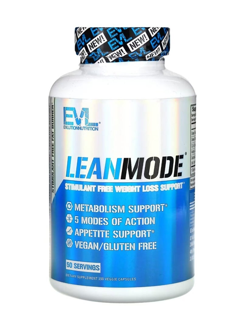 EVLUTION NUTRITION Stimulant Free Weight Loss Support 150 Veggie Capsules  - Image 1