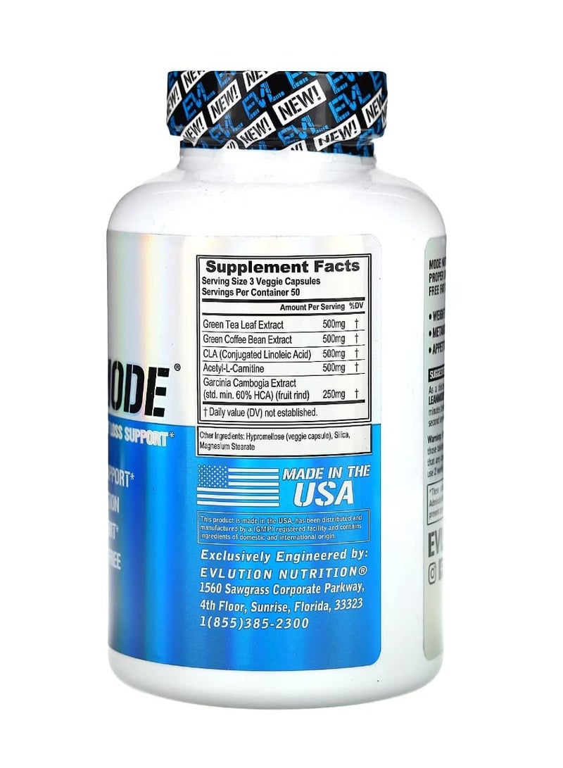 EVLUTION NUTRITION Stimulant Free Weight Loss Support 150 Veggie Capsules  - Image 2