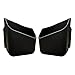 YoRise 2PCS Car Seat Side Pocket Organizer APillar Sunglass Holder StickOn Small Item Automotive Storage Box Car Seat Gap Filler Organizer for Card Cigarette Phone Registration Black - Image 2
