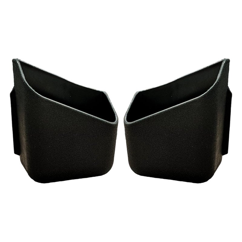 YoRise 2PCS Car Seat Side Pocket Organizer APillar Sunglass Holder StickOn Small Item Automotive Storage Box Car Seat Gap Filler Organizer for Card Cigarette Phone Registration Black - Image 3