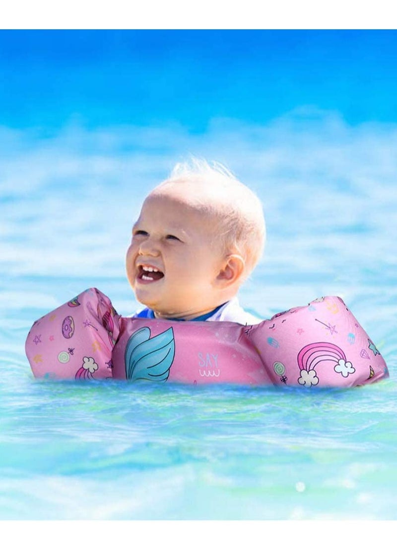 Barakah Toddler Swimming Float Vest, Arm Bands Kids Swim Vest with Shoulder Harness. Swim Training Jacket for 2-6 Years Old Boys Girls - Image 2