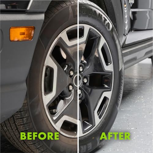 Wipe New RustOleum 381405 Midnight Black Ultimate Tire Shine System - Image 3