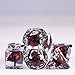 UDIXI Skull DND Dice Set 7pcs Resin RPG DD Dice Set for Role Playing Game and Other Tabletop Games Red - Image 4