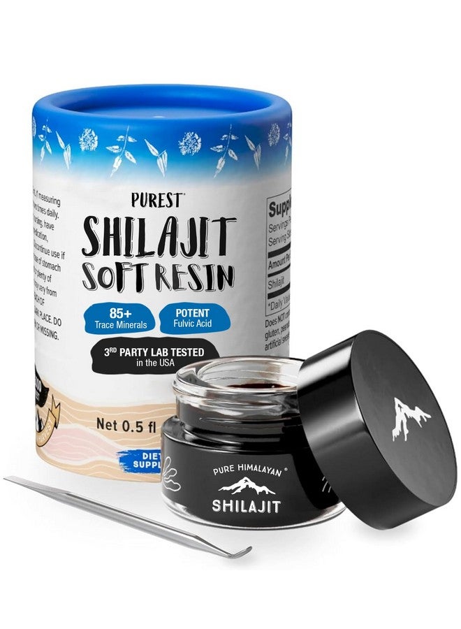 Pure Himalayan Shilajit Himalayan Shilajit by Pure Himalyan Shilajit, Grade A Himalayan Soft Resin, Energy & Immune Support, Natural Source of Fulvic Acid & 85+ Trace Minerals Supplement for Men & Women (15ml/0.5oz) - Image 1
