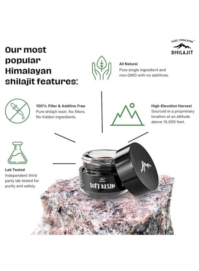 Pure Himalayan Shilajit Himalayan Shilajit by Pure Himalyan Shilajit, Grade A Himalayan Soft Resin, Energy & Immune Support, Natural Source of Fulvic Acid & 85+ Trace Minerals Supplement for Men & Women (15ml/0.5oz) - Image 5