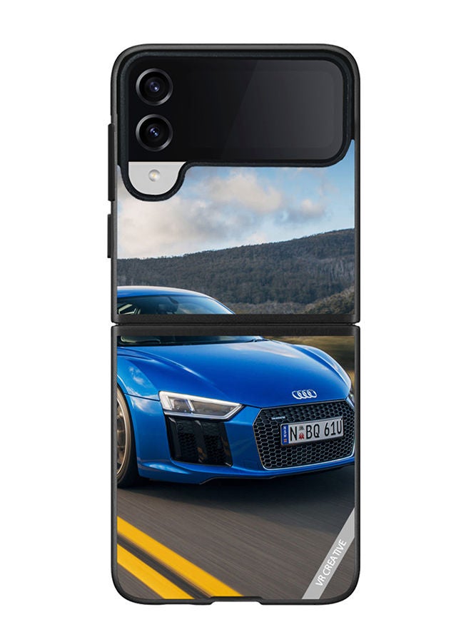 Protective Case Cover For Samsung Galaxy Z Flip4 Audi Tt Design Multicolour