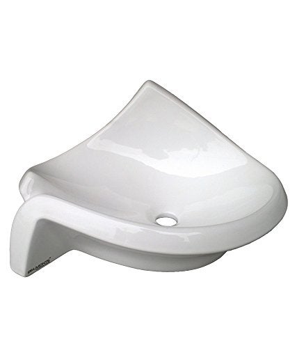 Belmonte Table Top Wash Basin Pearl 20 Inch x 16 Inch White - Image 1