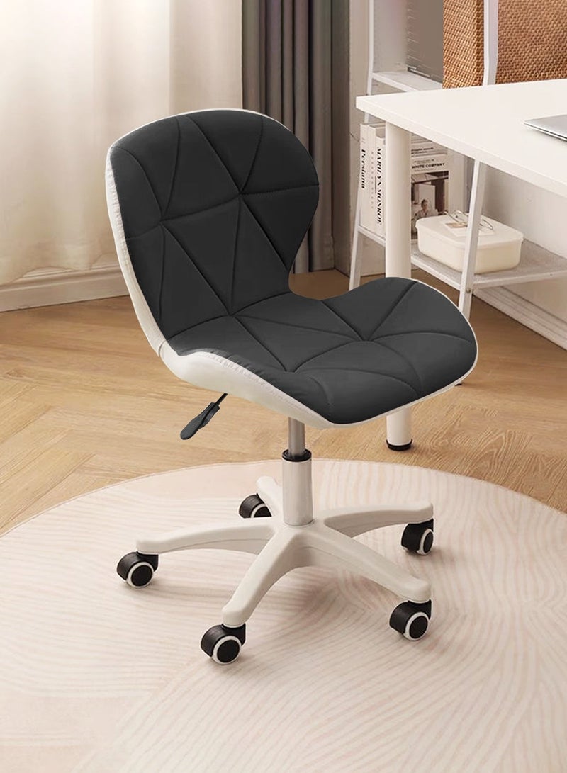 Sinyin Set of 4 Ergonomic Office Chairs with Soft Padded Cushion, Adjustable Swivel Desk Chair with Wheels, Modern Computer Chair for Home Office, Bedroom, Vanity and Study Room - Image 5