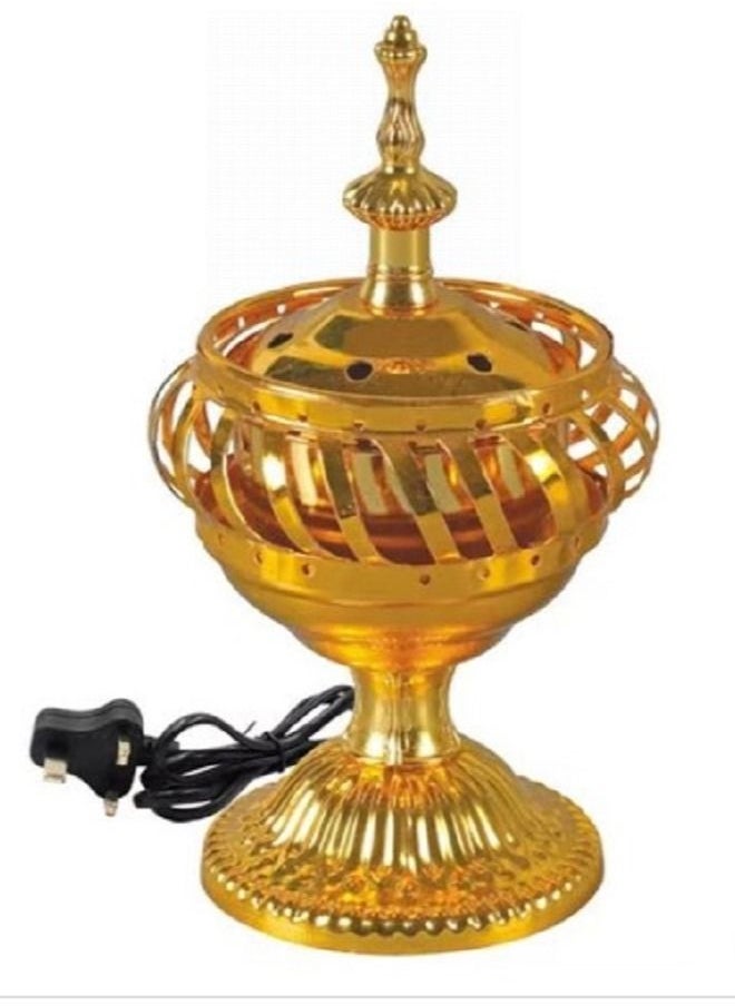 RSG RSG Oud Incense Burner Mabkhara Electric Gold for Home Decore and Fragrance 