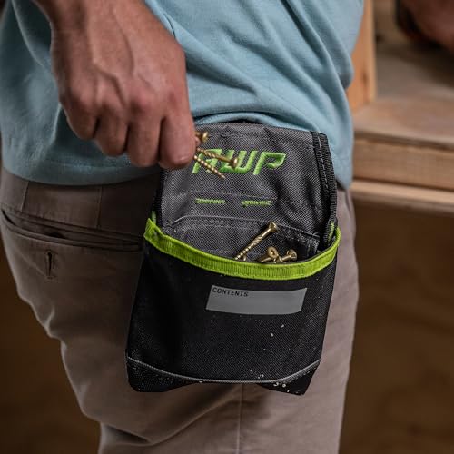 AWP TrapJaw Clip-on Fastener Tool Pouch, Small Utility Bag with Spring-Loaded Closure, Durable Tactical Tool Holder for Nails, Screws, and Electrical Accessories, 1L-039-2 - Image 5