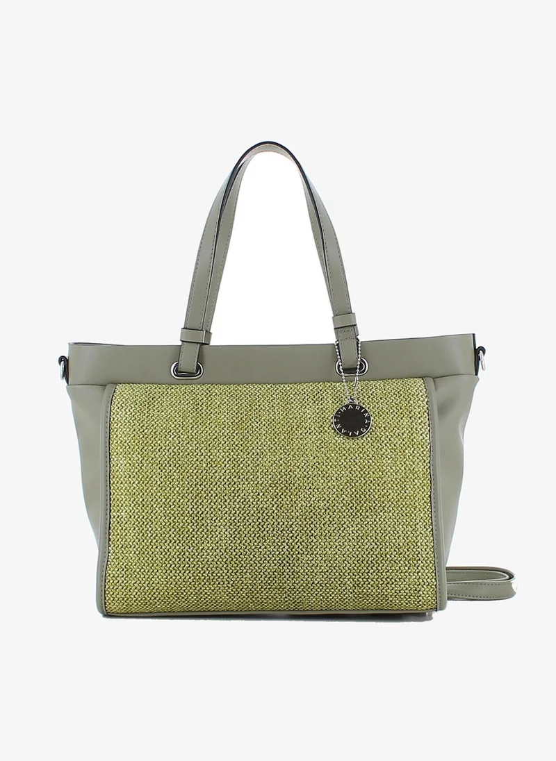 Marina Galanti Marina Galanti Women's Assolo Woven Shopper Bag – Green