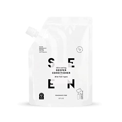 SEEN Deeper Conditioner EcoRefill Fragrance Free  NonComedogenic  SulfateFree Hair Conditioner DermatologistDeveloped  Safe for Sensitive  Acne Prone Skin