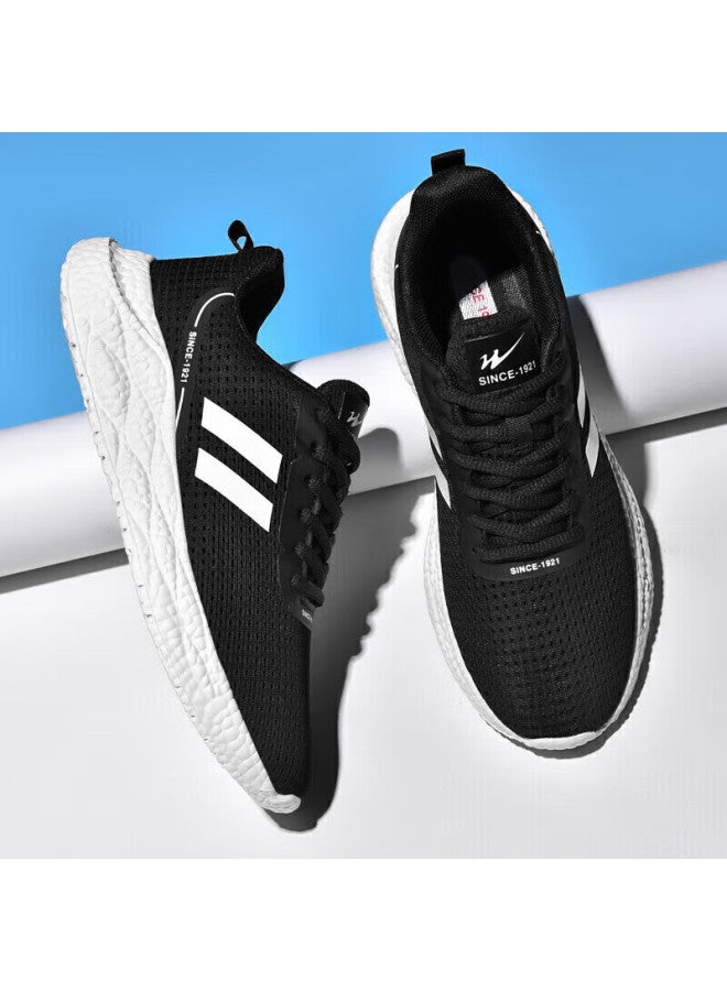 Double Star Eight Shuangxing Bate Men's Sneakers, Spring Mesh Breathable Soft-soled Running Shoes, Casual Lightweight Durable Work And Travel Shoes For Couples - Image 3