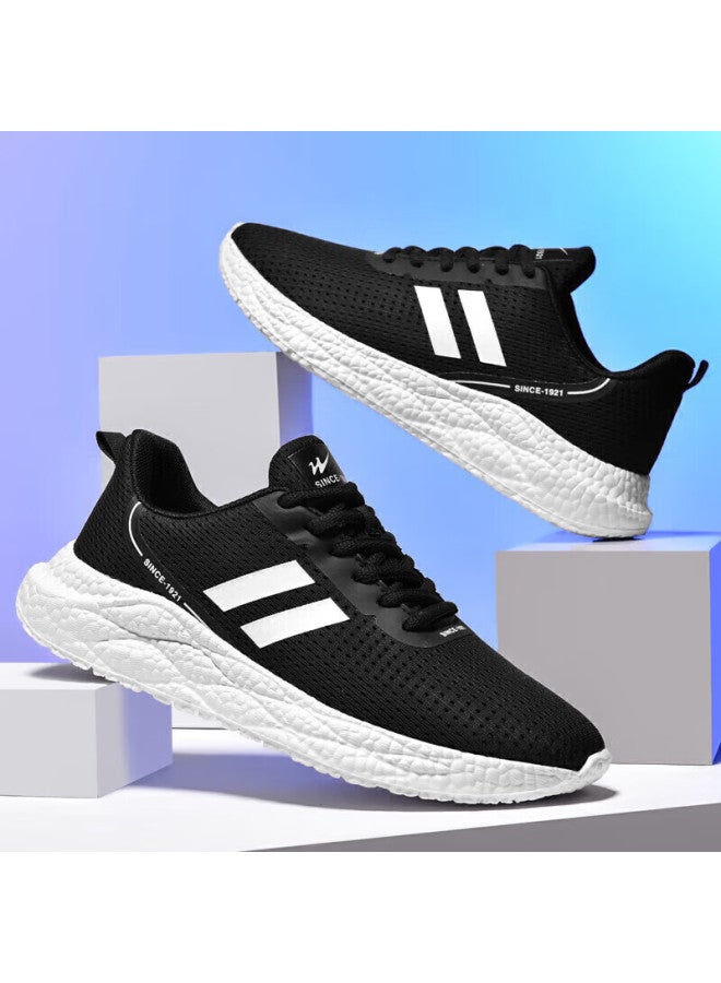 Double Star Eight Shuangxing Bate Men's Sneakers, Spring Mesh Breathable Soft-soled Running Shoes, Casual Lightweight Durable Work And Travel Shoes For Couples - Image 1