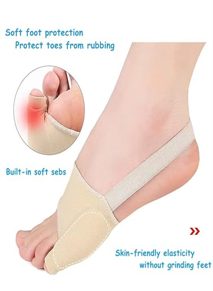 Hallux valgus corrector, relief pad, hallux valgus toe separator, night protector for men and women, relieves foot pain caused by hallux valgus, big toe joint, hammer toe (2 pairs) - Image 3
