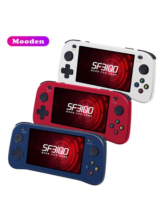 ELTRAZONE SF3100 Handheld Game Console 4.5 Inch Screen Portable Retro Gaming Device with Dual 3D Joysticks, 10+ Emulators, Classic Games, Rechargeable Portable Video Game Player for Kids & Adults - Image 3