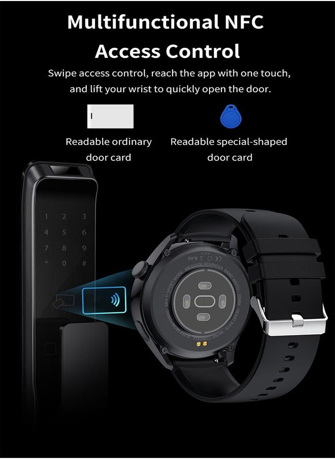 ساعة ذكية GT8 بشاشة كاملة متوافقة مع مكالمات Android و IOS Bluetooth لهواوي Xiaomi تدعم الشحن اللاسلكي