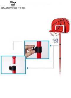 BLOOMING TIME Children's Basketball Stand Toys can Be Adjusted High And Low, Indoor And Outdoor Use  - Image 3