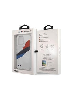 BMW BMW Motorsport Collection PC/TPU Hard Case Graphic Tricolor For iPhone 13 Pro (6.1") - Transparent  - Image 3
