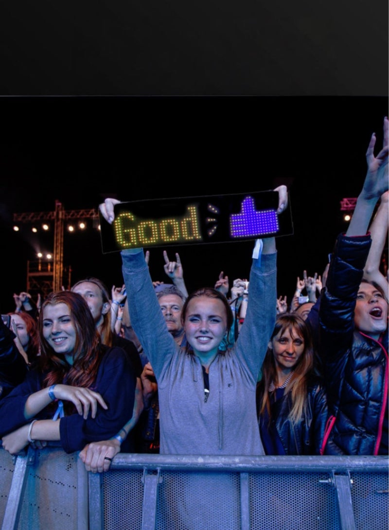 Loquat 16*32LED flexible display APP Bluetooth advertising screen full-color intelligent soft screen display - Image 3