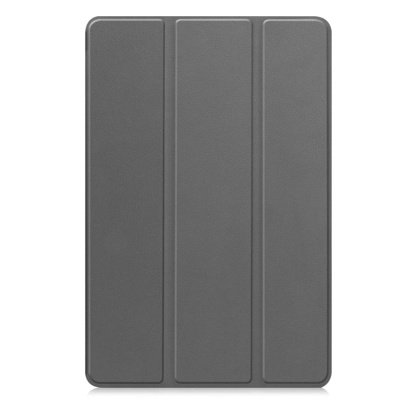 erorex For Xiaomi Redmi Pad 2 Custer Texture 3-Fold Holder Leather Smart Tablet Case(Grey) - Image 2