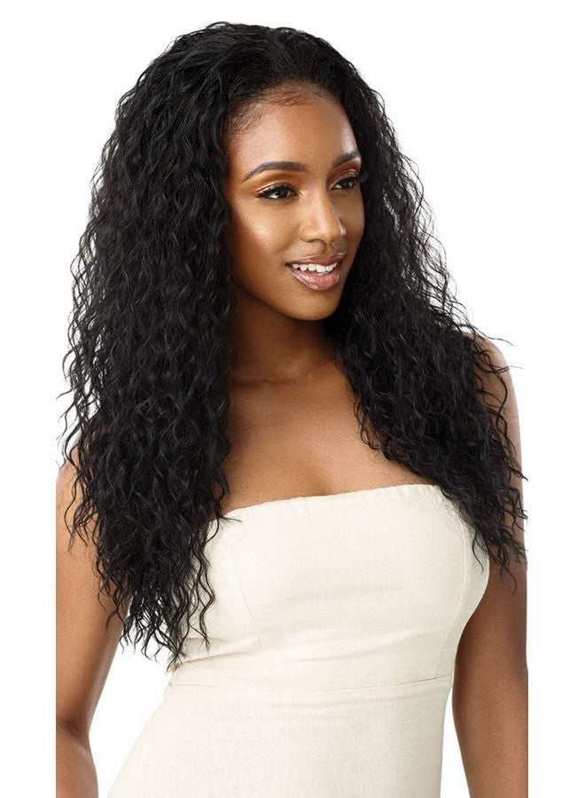 Outre Quick Weave Wet & Wavy Half Wig Beach Curl 24" (2T1/425) - Image 4