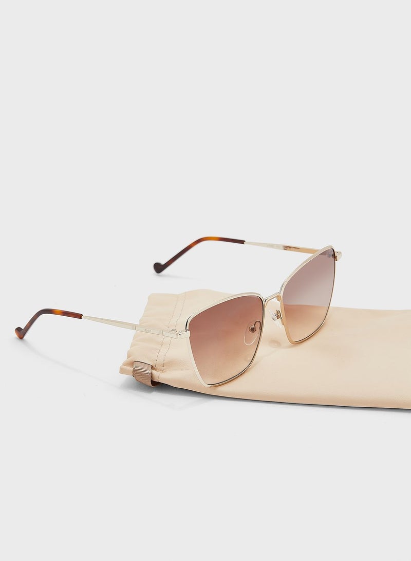 ليو جو نظارة شمسية بعدسات مستطيلة - Image 4