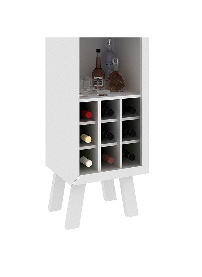 Zen Wine Cabinet With Storage Sturdy Home Bar Organiser Cupboard Modern Design Furniture For Dining Room L 44.8x37.5x135 Cm White - pzsku/Z59F8EF93132AD90C00D5Z/45/_/1710162625/7dca1775-60fc-4ec0-a628-2d3ad9a59c5d