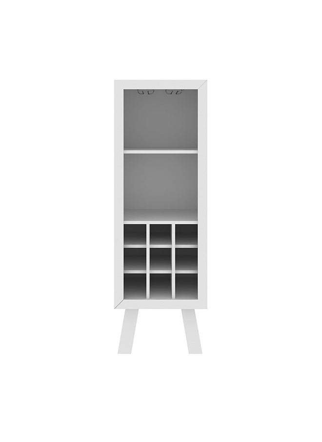 Zen Wine Cabinet With Storage Sturdy Home Bar Organiser Cupboard Modern Design Furniture For Dining Room L 44.8x37.5x135 Cm White - pzsku/Z59F8EF93132AD90C00D5Z/45/_/1710162629/f697c842-8945-4bce-9f17-d1413489e77f