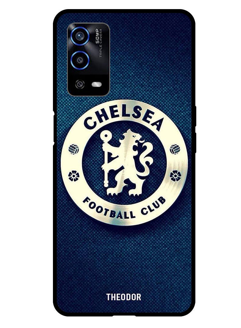Theodor Protective Case Cover For OPPO A55 4G Chelsea Blue - Image 1