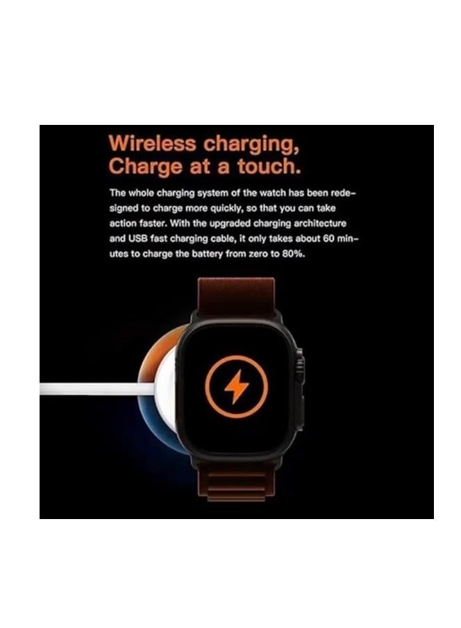 Smart Watch T900 Ultra, 2.09 inches, orange