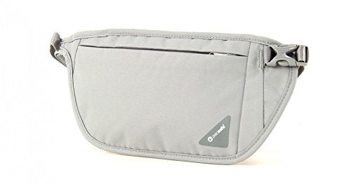 Pacsafe محفظة الخصر المضادة للسرقة من باك سيف كوفر سيف V100، رمادي محايد - Image 2