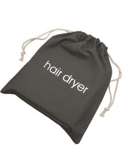 Bememo Hair Dryer Bags Drawstring Bag Container Hairdryer Bag, 11.8 By 13.8 Inch (Gray,Cotton)  - Image 1