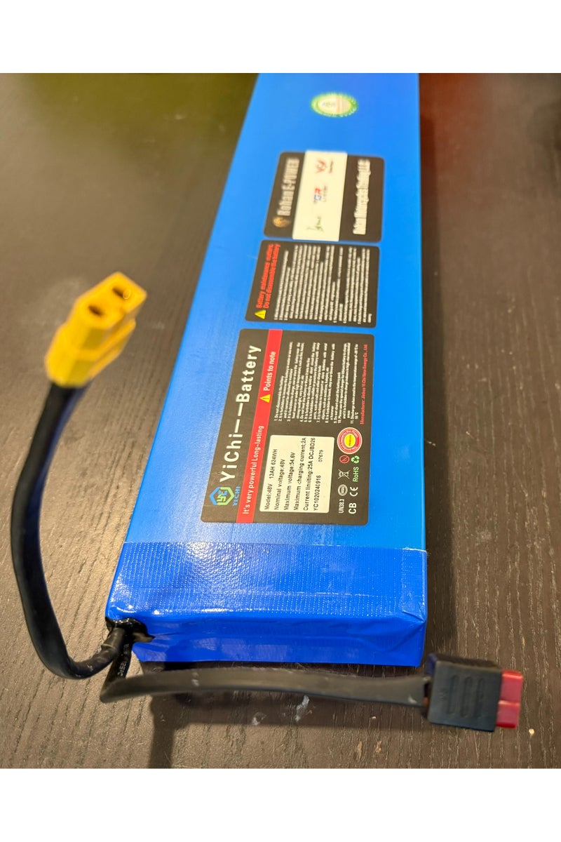 Battery Pack 48V 13AH Lithium Rechargeable Battery Pack Suitable for 200W-1000W Electric Scooter Electric Bicycles - Image 1