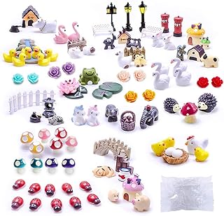 Dracarys Dracarys Selected 100 Pieces Fairy Garden Accessories, Fairy Garden Kit, Fairy Garden Animals, Miniature Figurines,  - Image 1