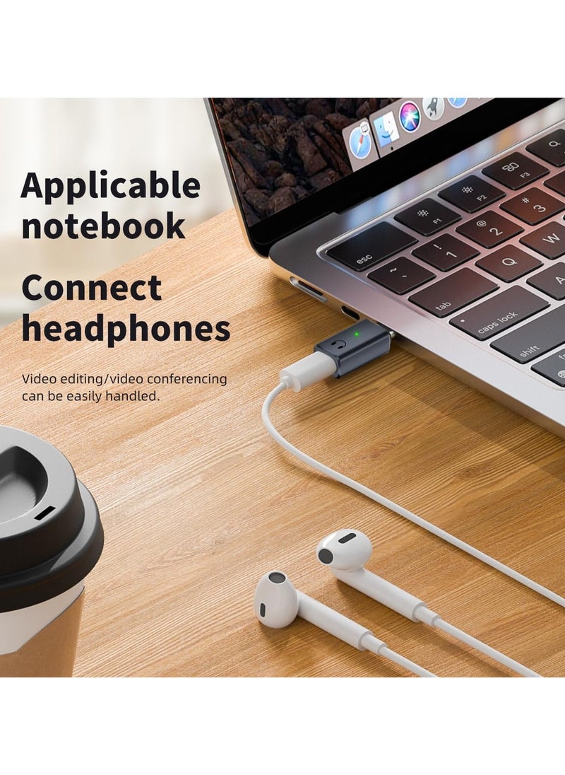 Generic محول صوت USB-C دوار Lightning أنثى، محول سماعة رأس USB Type C إلى Lightning، لجهاز iPhone 15/15 Plus/15 Pro/15 Pro Max، iPad Air (أسود)  - Image 3