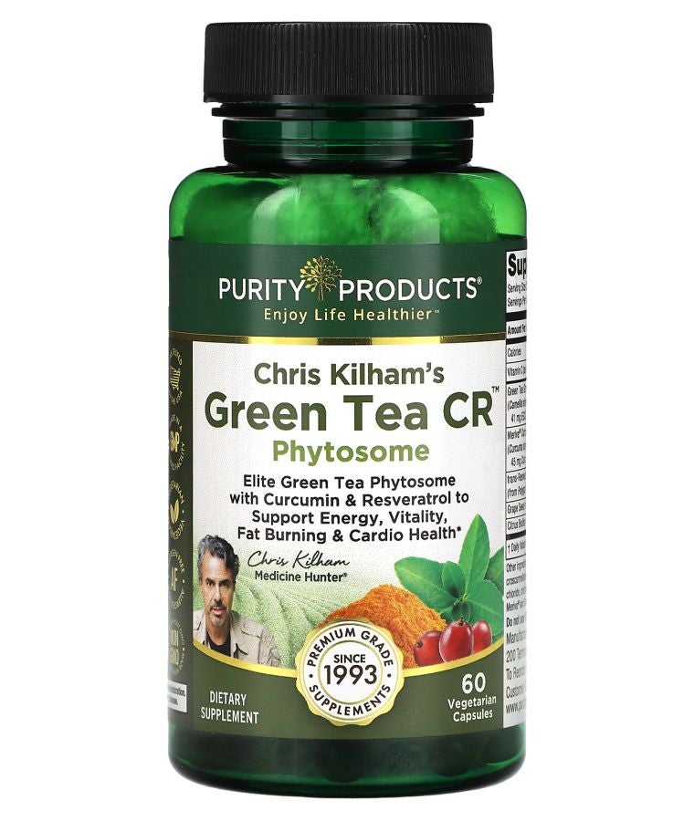 Purity Products Chris Kilham's Green Tea CR Phytosome 60 Vegetarian Capsules