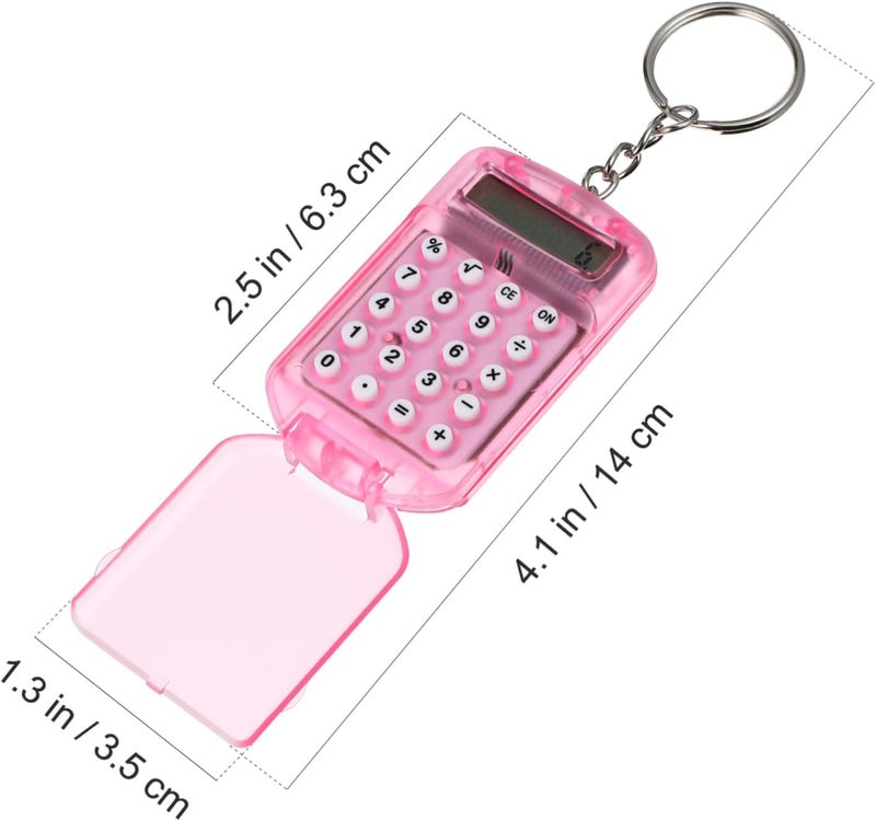 3pcs Portable Cute Electronic Calculator for Students Lightweight and Supplies - Image 2