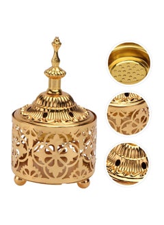 General Frankincense incense burner - Charcoal tray Metal incense burner Ebony burner with tea light holder for home decor and relaxation  - Image 3
