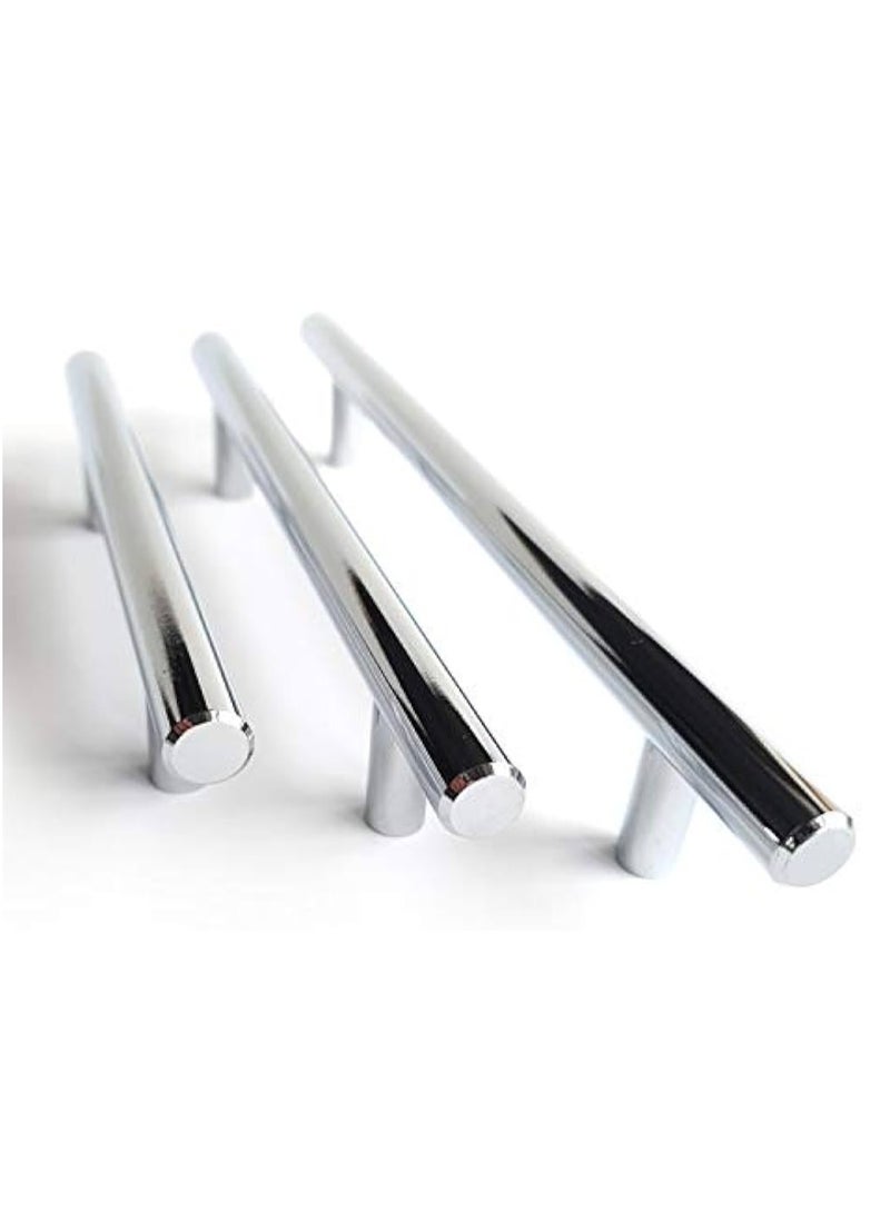 KNP KNP Silver Cupboard Handle is a sleek and durable furniture handle, perfect for enhancing the functionality and appearance of cabinets, cupboards, drawers, and wardrobes.  - Image 1