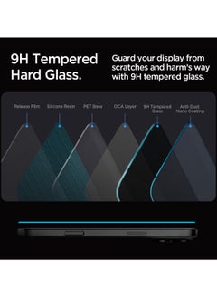 Spigen GLAStR EZ Fit HD iPhone 16 PRO PRIVACY Screen Protector Premium Tempered Glass with Auto Align technology [1 PACK]  - Image 4