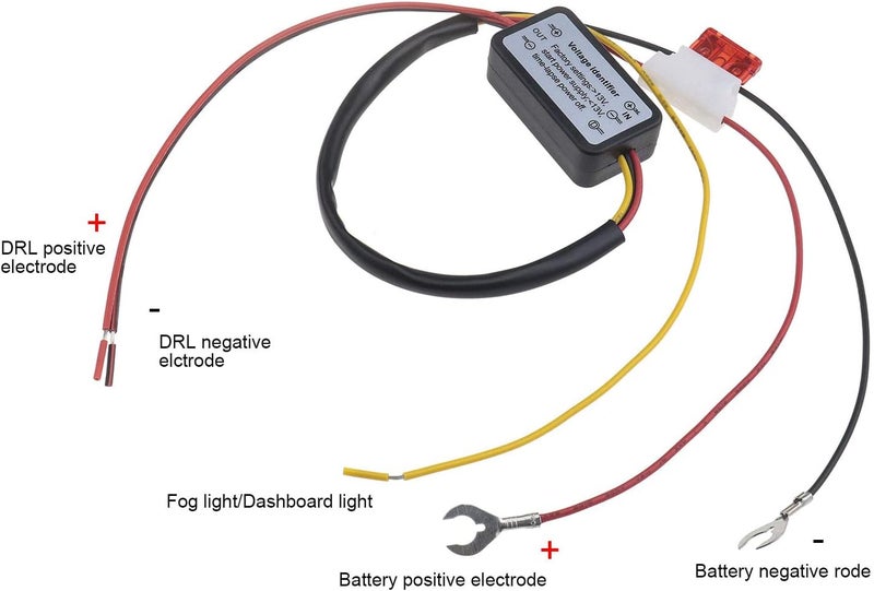 SING F LTD DRL Controller 12-18V 5A Auto Car LED Daytime Running Lights Relay Harness Controller Automatic Control On/Off Switch Dimmer Universal - Image 5
