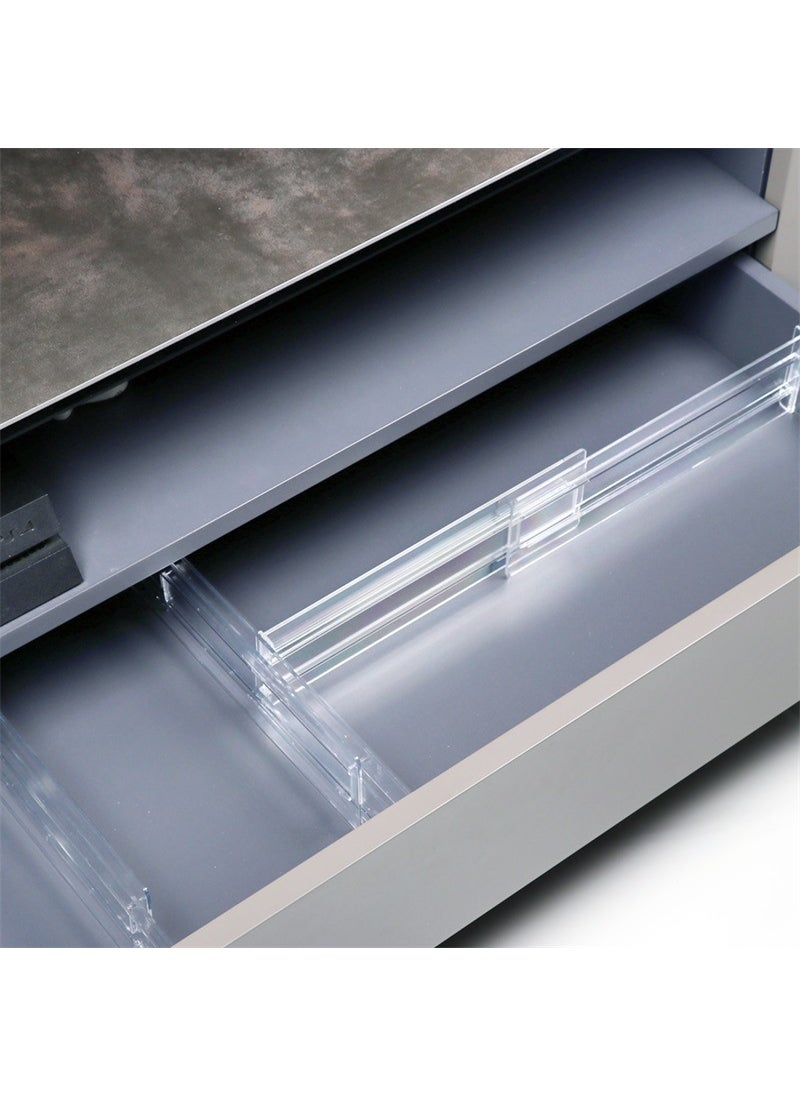 Generic Expandable Drawer Organizer Dividers Transparent color  - Image 4