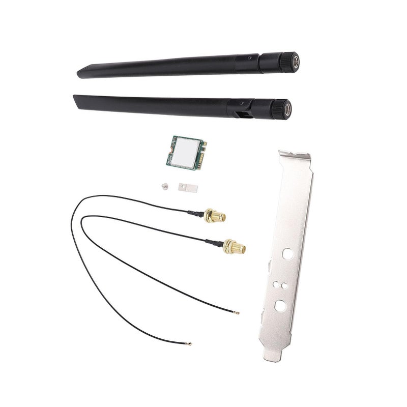 1200Mbps WiFi 5 M 2 Card with Bluetooth 4 1 and External Antennae Bracket for Windows 7 8 10 11 - Image 5