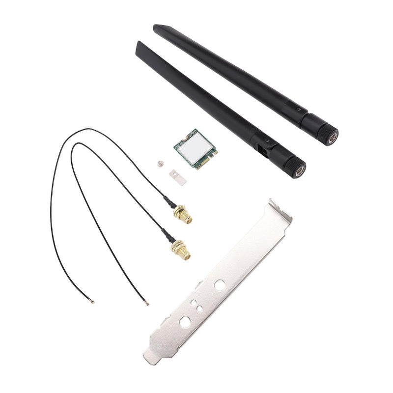1200Mbps WiFi 5 M 2 Card with Bluetooth 4 1 and External Antennae Bracket for Windows 7 8 10 11 - Image 3