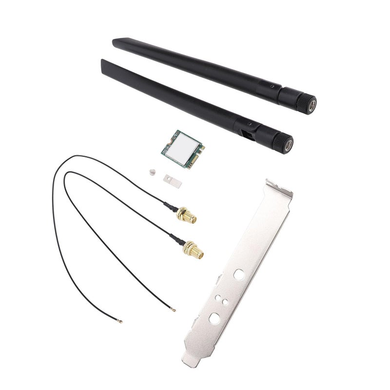 1200Mbps WiFi 5 M 2 Card with Bluetooth 4 1 and External Antennae Bracket for Windows 7 8 10 11 - Image 4