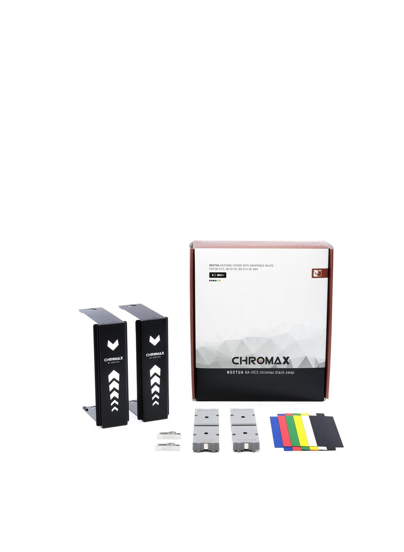 Noctua NA-HC3 chromax.black.swap, Heatsink Cover for NH-D15, NH-D15S & NH-D15 SE-AM4 (Black) - Image 2